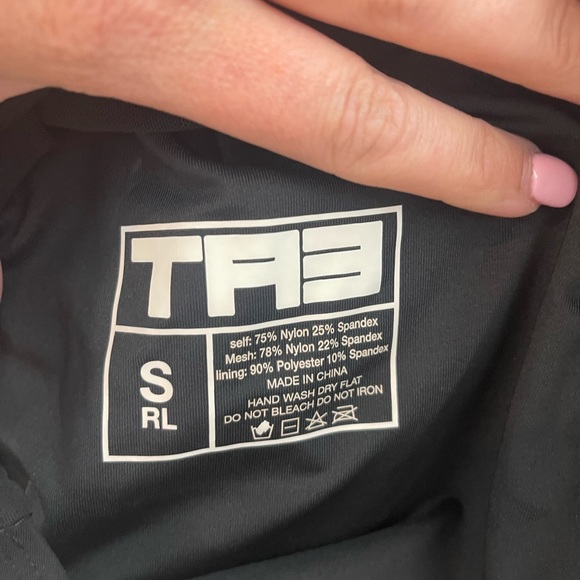 TA3 Swim Ta3 Black One Piece Swimsuit The Plungey Style Shapewear